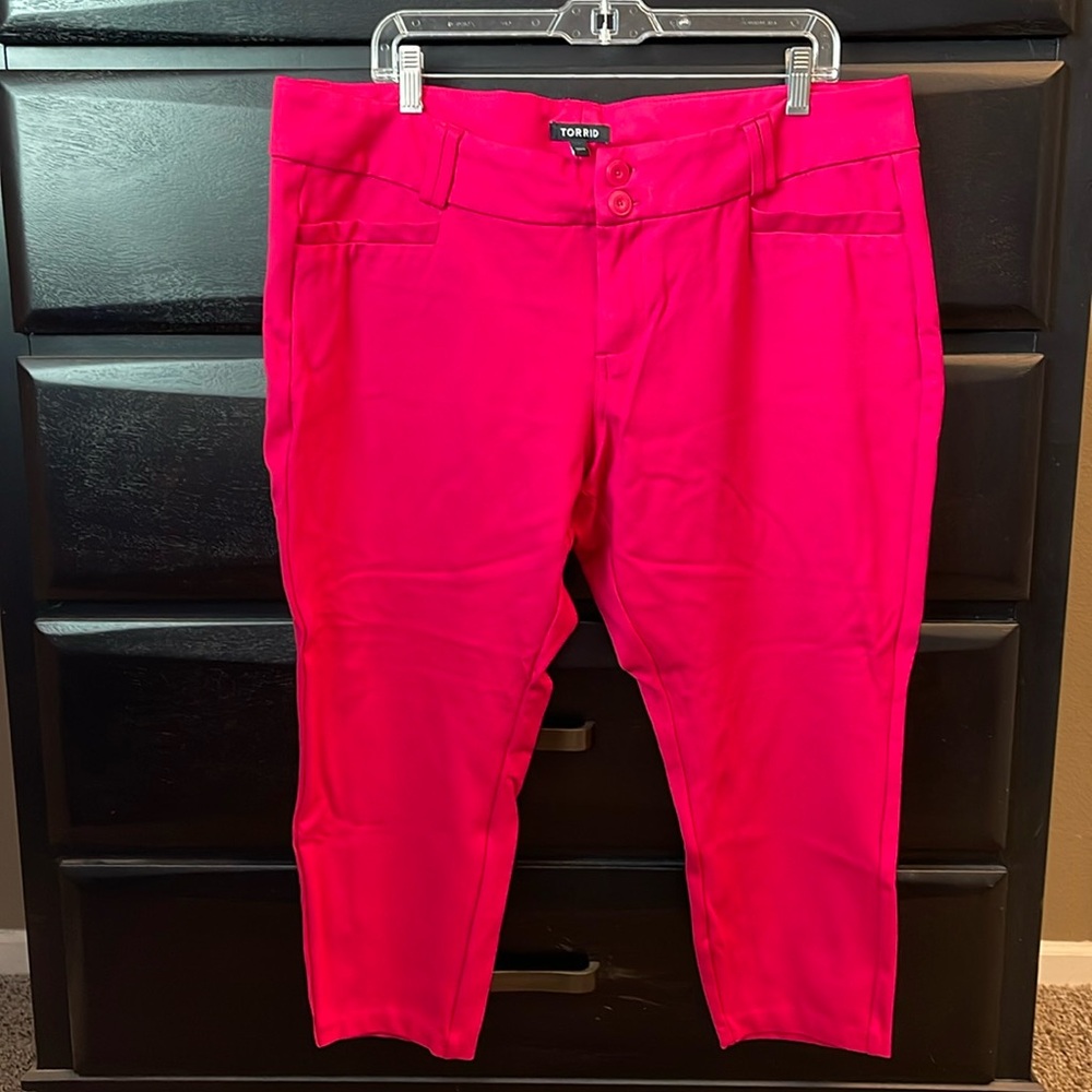 Torrid All nighter cropped trouser pant